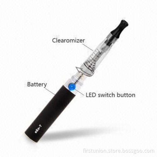 EGO-T E-cigarette with Clear Scale, CE4 Transparent Atomizer, 650mAh Battery Capacity